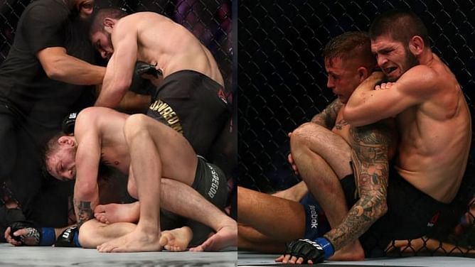 "Choked them out" - Khabib Nurmagomedov takes a shot at Conor McGregor and Dustin Poirier ahead of UFC 264