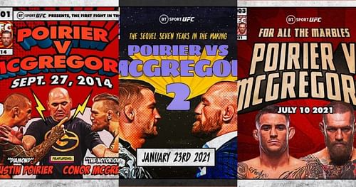 BT Sport's comic-book-style promo for UFC 264 is a work of art [Images Courtesy: @btsport on Instagram]