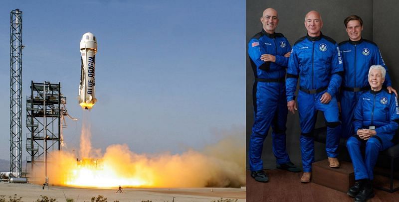 The Blue Origin first human mission. (Image via: Blue Origin)