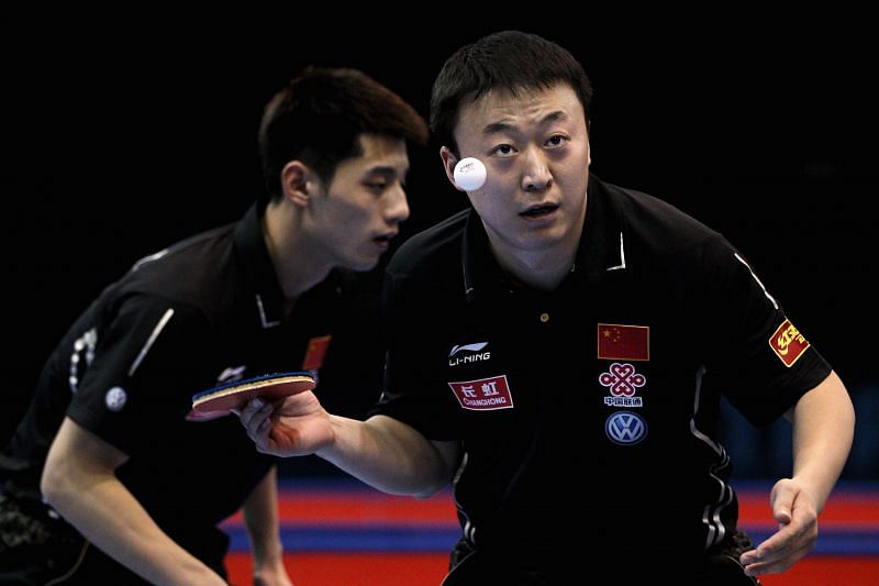 ITTF Pro Tour Table Tennis Grand Finals: Ma Lin in action
