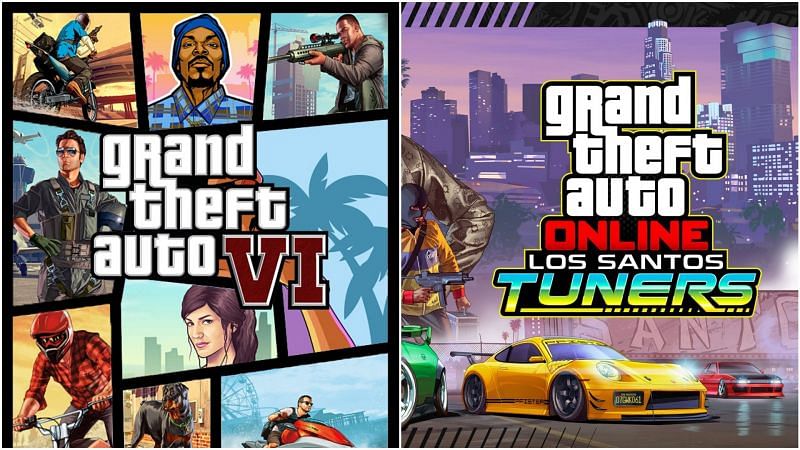 Should GTA 6 be announced this year? (Images via Rockstar Games and zazzles500, DeviantArt)