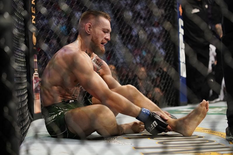 Conor McGregor suffered a freak injury at UFC 264.