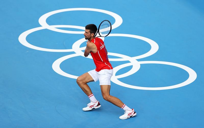 Novak Djokovic at the Tokyo Olympics 2020