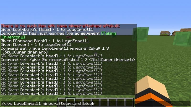 minecraft server commands console