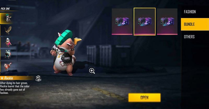 Players can select the pet of their choice (Image via Free Fire)