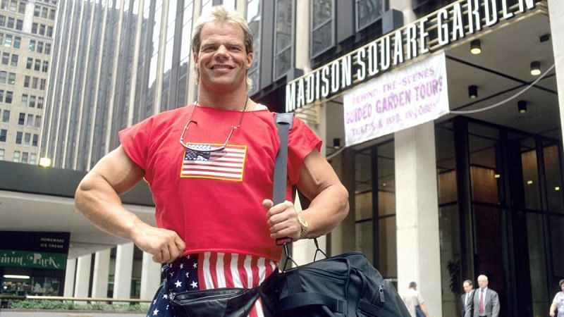 Lex Luger is a two-time WCW World Heavyweight Champion