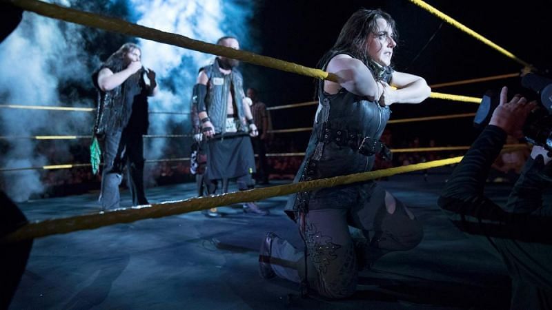 Nikki A.S.H. a part of SAnitY on NXT