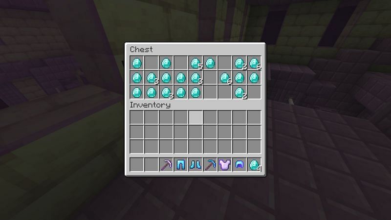 Loot found in the end city (Image via Minecraft)