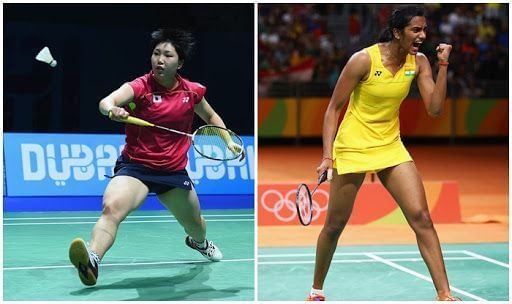 Akane Yamaguchi (left) and PV Sindhu will be playing their 18th match on the international circuit
