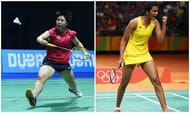 Akane Yamaguchi (left) and PV Sindhu will be playing their 18th match on the international circuit