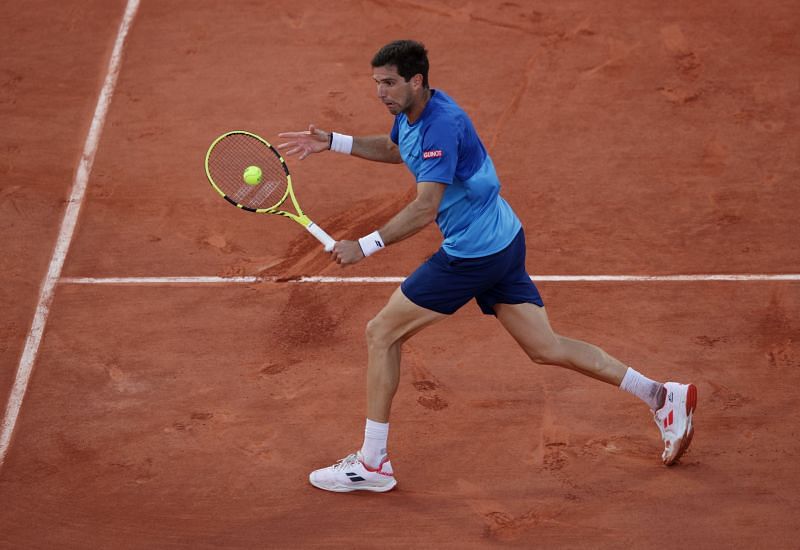 Federico Delbonis has a very real chance of toppling the second seed on Saturday