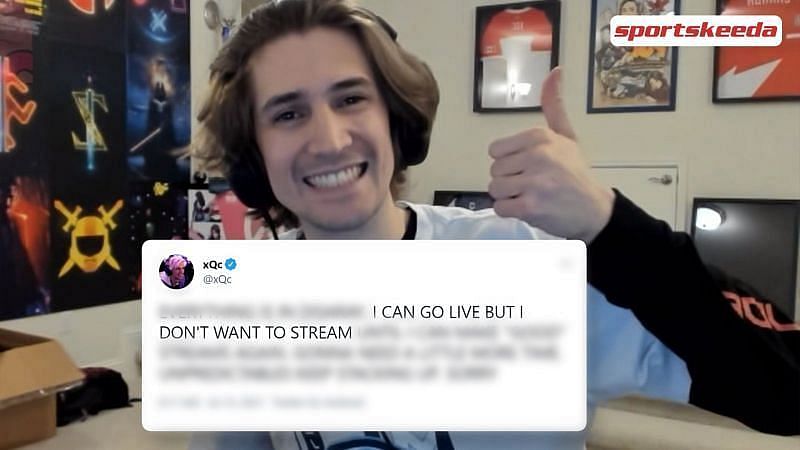 Fans react to xQc taking a break from Twitch (Image via Sportskeeda)