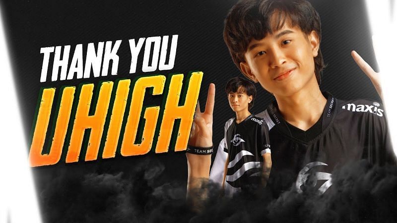 UHigh bids farewell to Team Secret (image via Team Secret YouTube)