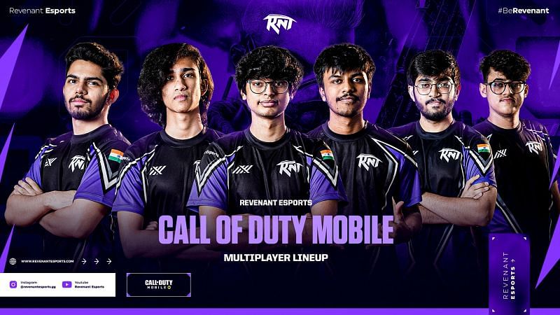 Revenant Esports announced new COD: Mobile roster (Image via Revenant Esports)