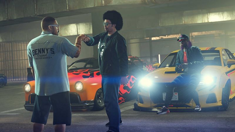 The LS Car Meet has some interesting new features (Image via Rockstar Games)