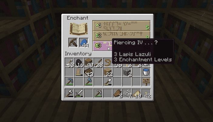 Piercing IV enchantment (Image via Game Specifications)