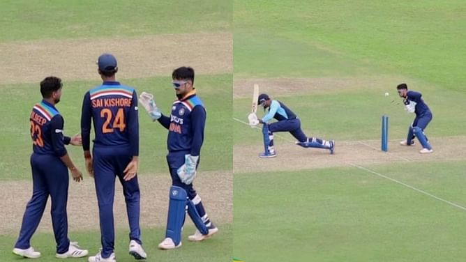 [Watch] Kuldeep Yadav takes 3 wickets, Chahal 2 in India's 2nd intra-squad match