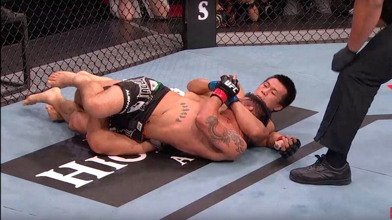 Chan Sung Jung produced the UFC&#039;s first ever twister to submit Leonard Garcia in 2011