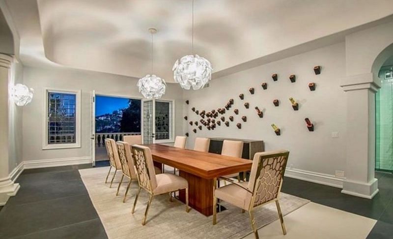 Dining room of Jake Paul&#039;s house