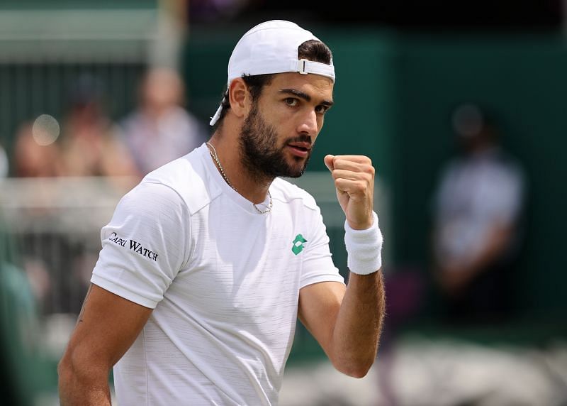 Matteo Berrettini has beaten Felix Auger-Aliassime on grass earlier