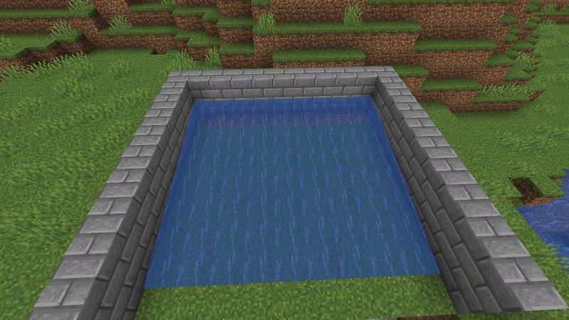 The water will flow in the other direction (Image via Minecraft)