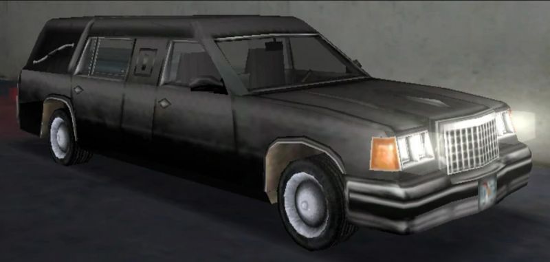 The Romero Hearse, as it appears in GTA Vice City (Image via GTA Wiki)