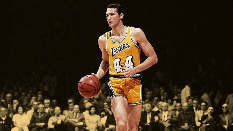 &lt;a href=&#039;https://www.sportskeeda.com/basketball/jerry-west&#039; target=&#039;_blank&#039; rel=&#039;noopener noreferrer&#039;&gt;Jerry West&lt;/a&gt; of the LA Lakers