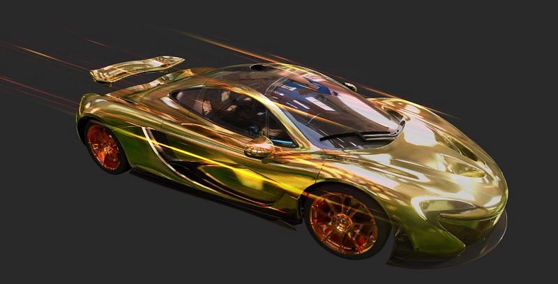 McLaren P1-Golden Spark