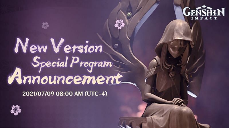 The upcoming live stream announcement (Image via miHoYo)
