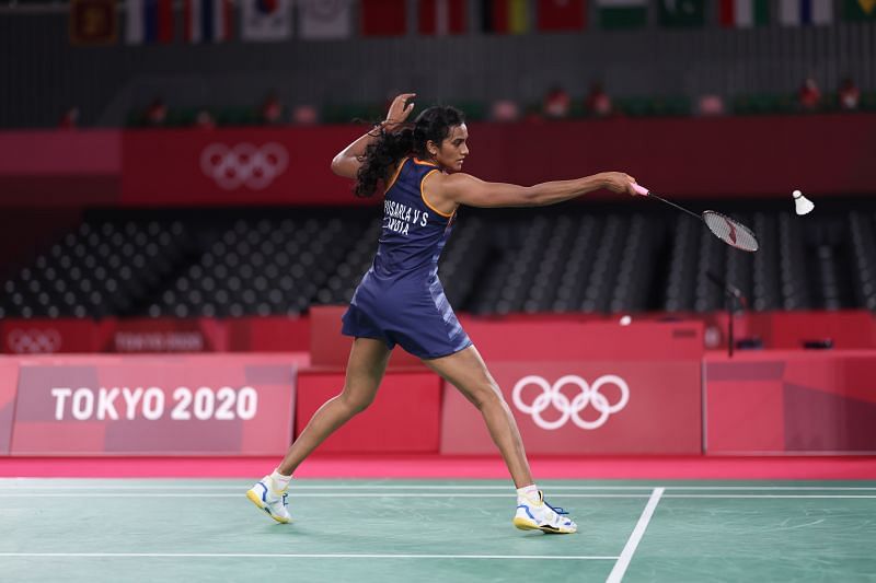 PV Sindhu in action at Day 8 of Olympics 2021