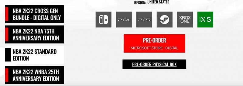 Nba 2k22 Pre Order Details Pre Purchase Start Date Where To Buy Pricing Screenshots And More