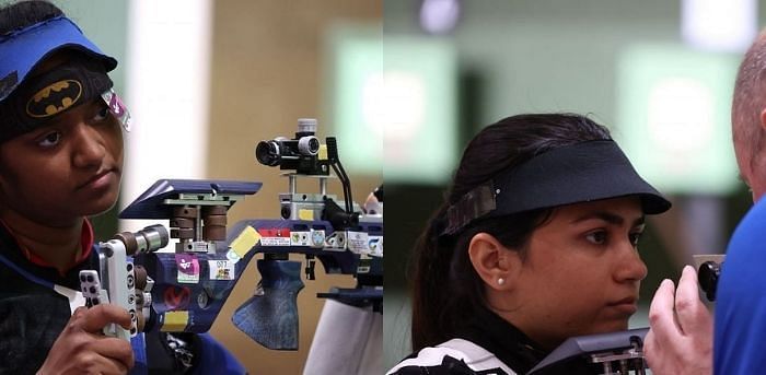 Elavenil Valarivan and Apurvi Chandela 10m Air Rifle Women Qualifiers Olympics 2021