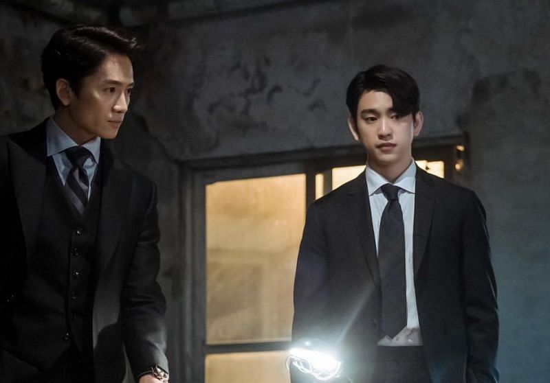 A still of Jinyoung and Ji Sung in The Devil Judge (Image via tvndrama/Instagram)