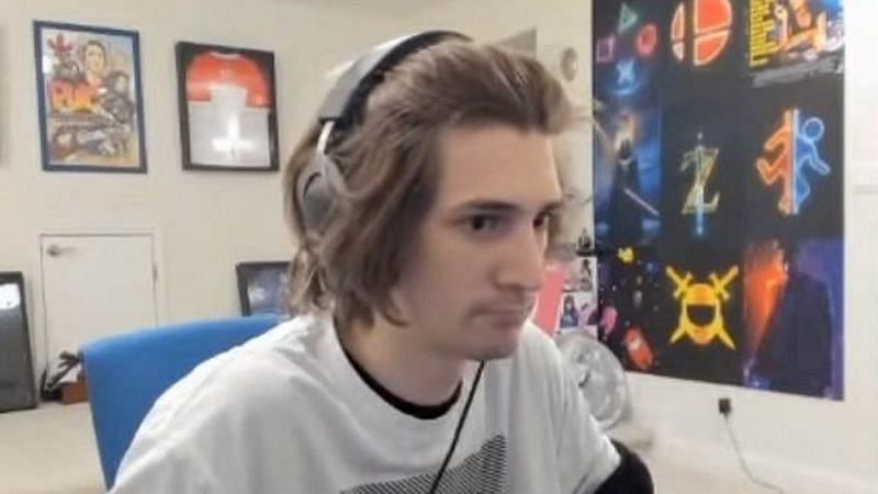 xQc was suspended for five hours after allegedly streaming Olympics on Twitch. (Image via xQc)