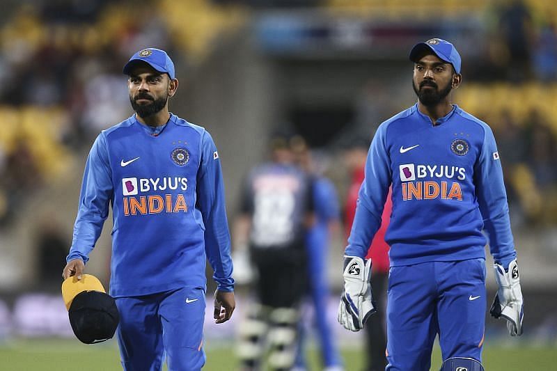 Virat Kohli (left) and KL Rahul