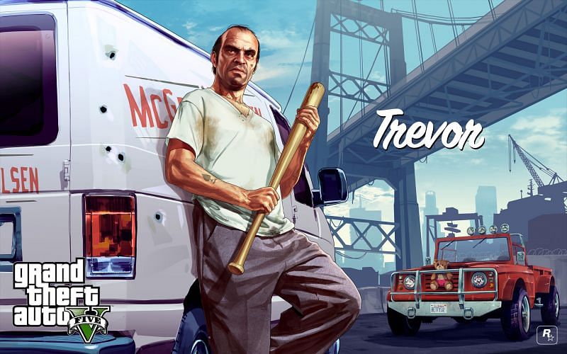 Trevor Philips is an obvious suspect for this kind of list (Image via Rockstar Games)