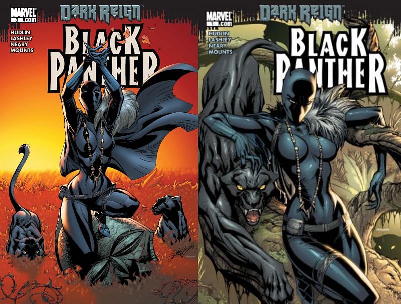 Shuri as the &quot;Black Panther&quot; in the 2009 comics. (Image via: Marvel Comics)