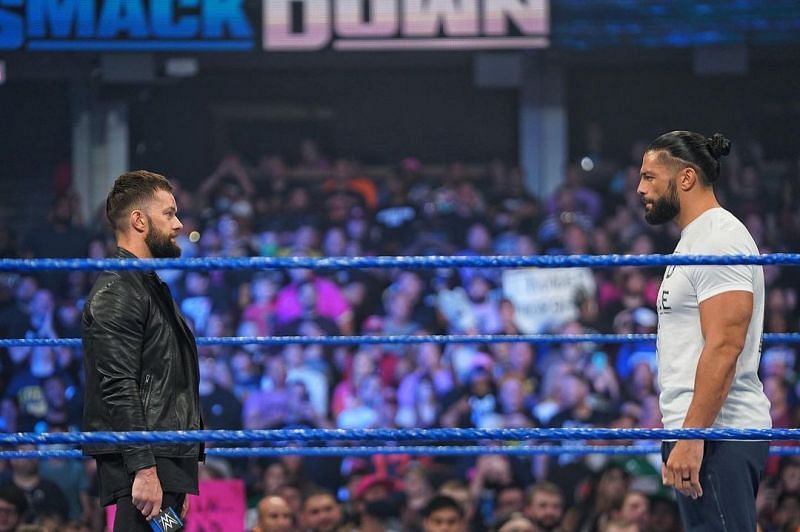 Finn Balor and Roman Rieigns in WWE