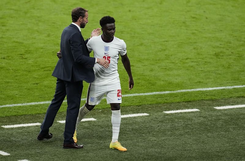Saka could start for England in their Euro 2020 semifinal