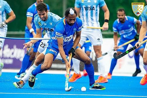 Two hockey heavyweights to clash in Tokyo Image Ctsy: @ArgFieldHockey