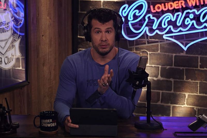 Steven Crowder, whose recent social media update stated that his health condition has taken a turn for the worse. (Image via The Verge)