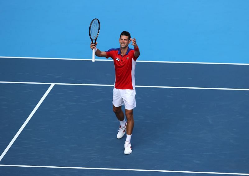 Novak Djokovic at the Tokyo 2020 Olympic Games