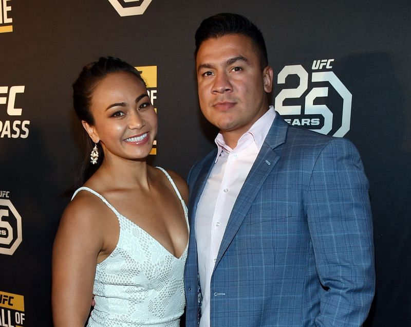 Michelle Waterson with her husband Joshua Gomez