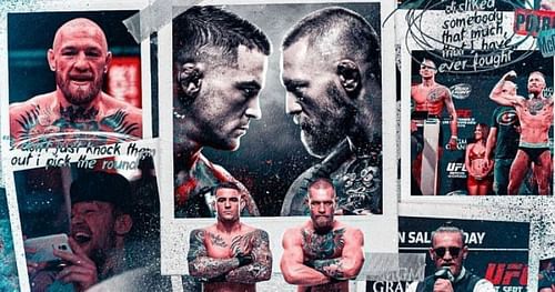 Conor McGregor vs Dustin Poirier poster via Twitter