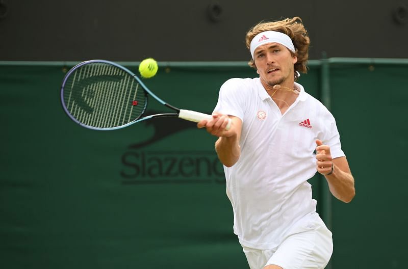 Alexander Zverev is into the third round at Wimbledon.