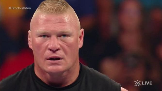 Details on Brock Lesnar going off-script in RAW segment with former WWE star