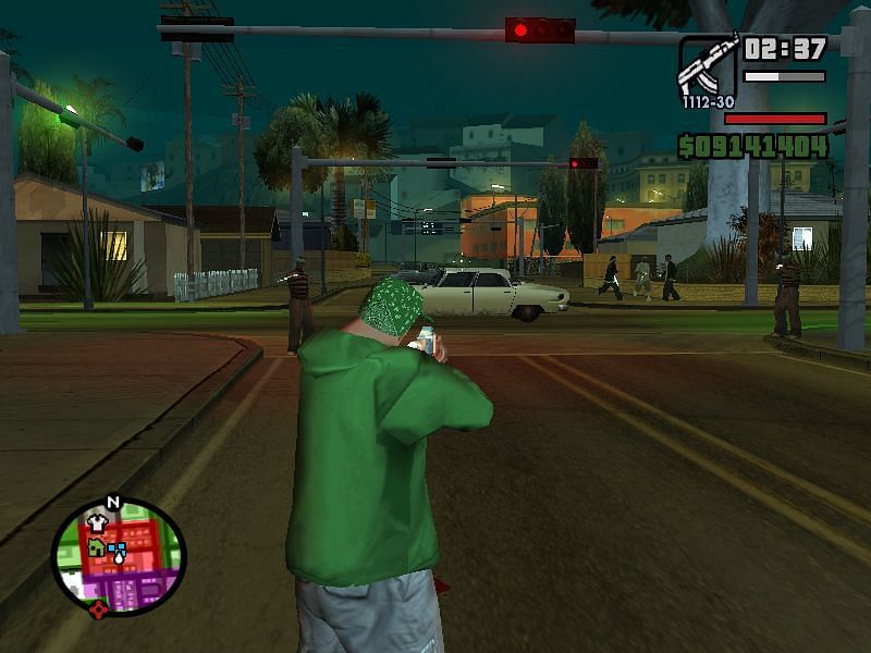 gta san andreas gang map