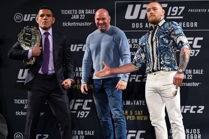 Rafael dos Anjos is trying to make a Conor McGregor fight happen to this day