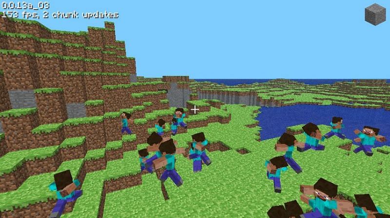 What were the original Minecraft mobs?