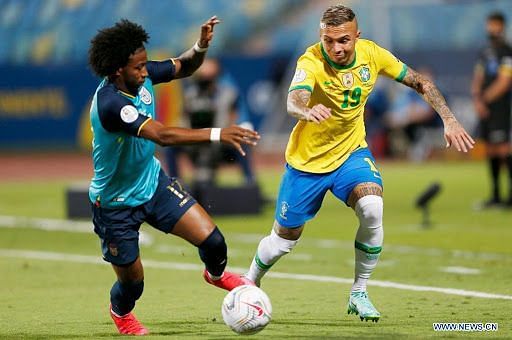 Everton was of no help to Brazil in the attack
